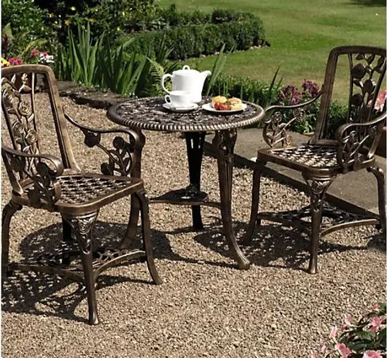 3PC ROSE BISTRO FURNITURE SET VERDI