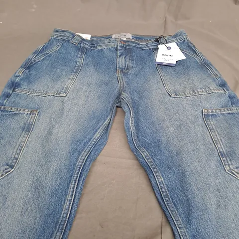 NEW LOOK DENIM PETITE JEANS - UK 14 