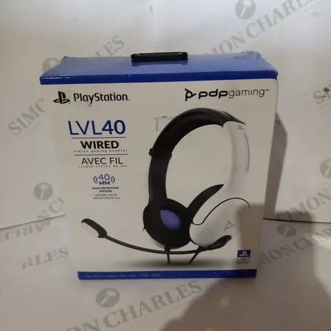 BRAND NEW BOXED PLAYSTATION PDP GAMING LVL40 WIRED STEREO GAMING HEADSET 