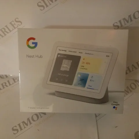 BRAND NEW BOXED GOOGLE NEST HUB 7", 2ND GENERATION