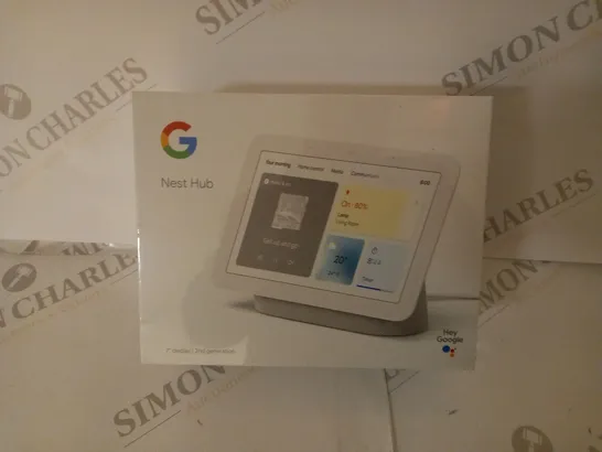 BRAND NEW BOXED GOOGLE NEST HUB 7", 2ND GENERATION