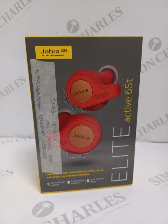 BOXED JABRA ELITE ACTIVE 65T EARBUDS