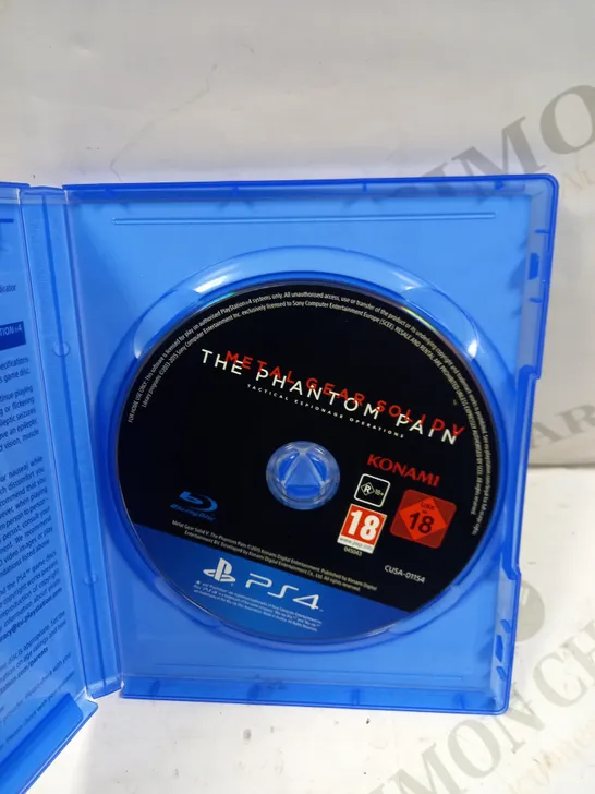 METAL GEAR SOLID-THE PHANTOM PAIN ON PS4