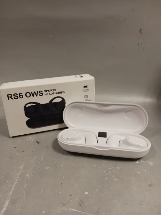 BOXED RS6 OWS SPORTS WIRELESS EARPHONES 