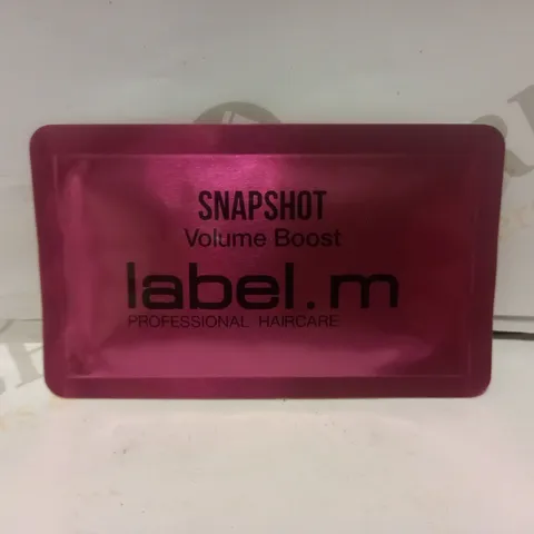 BOX TO CONTAIN APPROX. 25 X LABEL. M SNAPSHOT VOLUME BOOST TREATMENTS 9ML