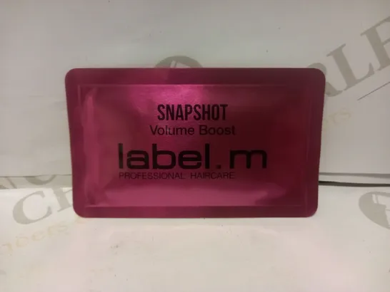 BOX TO CONTAIN APPROX. 25 X LABEL. M SNAPSHOT VOLUME BOOST TREATMENTS 9ML