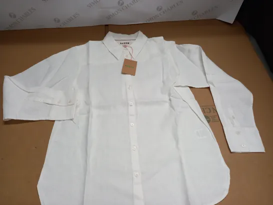 BODEN WHITE SHIRT - UK 8P