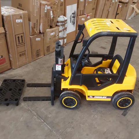 CHILDREN’S 12V ELECTRIC RIDE ON FORKLIFT TRUCK