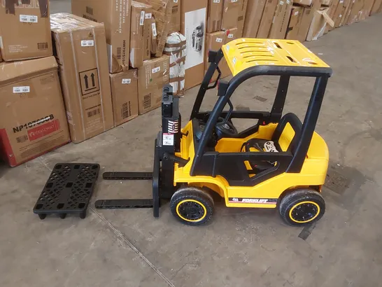 CHILDREN’S 12V ELECTRIC RIDE ON FORKLIFT TRUCK