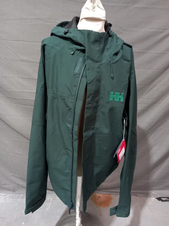 HELLY HANSEN REGULAR PADDED JACKET DARK GREEN - LARGE