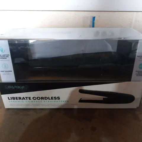 TWO BOXED REVAMP LIBERATE CORDLESS CERAMIC COMPACT STRAIGHTENER ST-1700-EU2