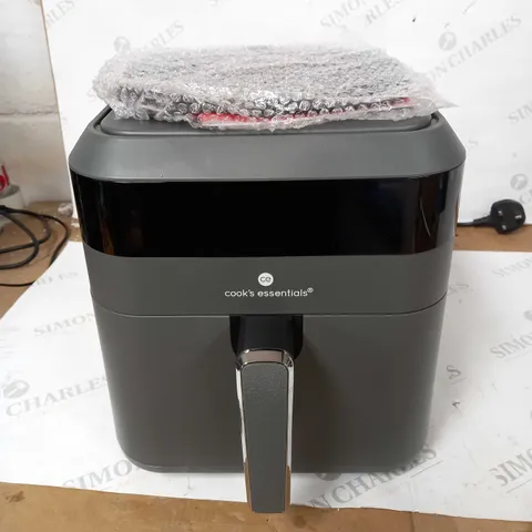 BOXED COOK'S ESSENTIALS 5.8L AIR FRYER, SLATE GREY