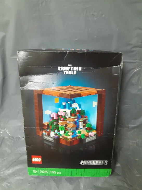 LEGO MINECRAFT THE CRAFTING TABLE FOR ADULTS 21265 RRP £79.99