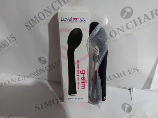 BOXED LOVEHONEY G-SLIM RECHARGEABLE G-SPOT VIBRATOR