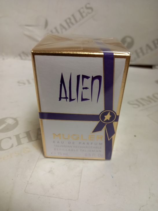 BOXED AND SEALED ALIEN MUGLER EAU DE PARFUM REFILLABLE TALISMAN 15ML