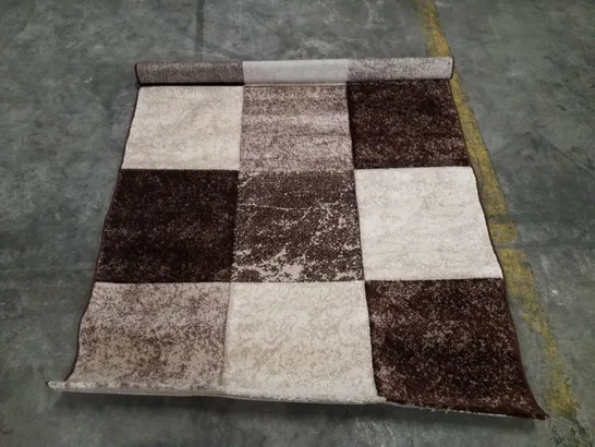 BRAND NEW PACO HOME INFERNO 7757 RUG IN BROWN - 120×170CM