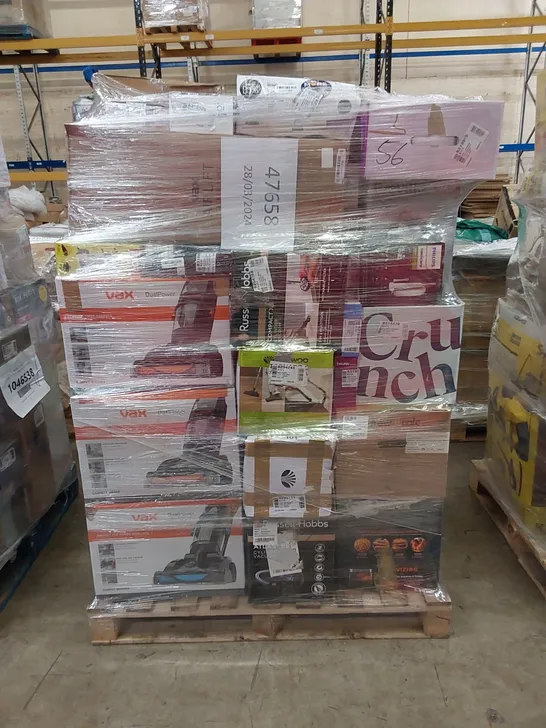PALLET OF APPROXIMATELY 44 UNPROCESSED RAW RETURN HOUSEHOLD AND ELECTRICAL GOODS TO INCLUDE;