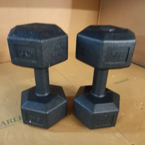 PAIR OF 5KG DUMBELLS