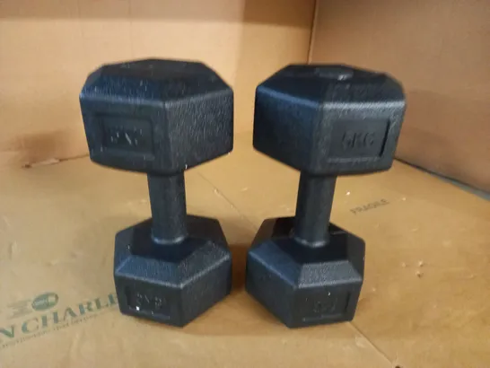 PAIR OF 5KG DUMBELLS