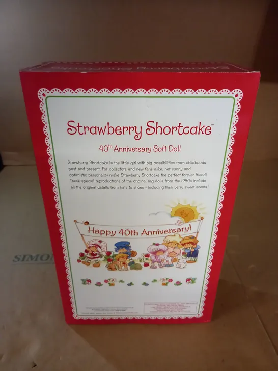 BOXED WIGWAM TOYS STRAWBERRY SHORTCAKE 40TH ANNIVERSARY SOFT DOLL