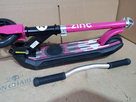 ZINC E4 MAX ELECTRIC SCOOTER - PINK RRP £139.99