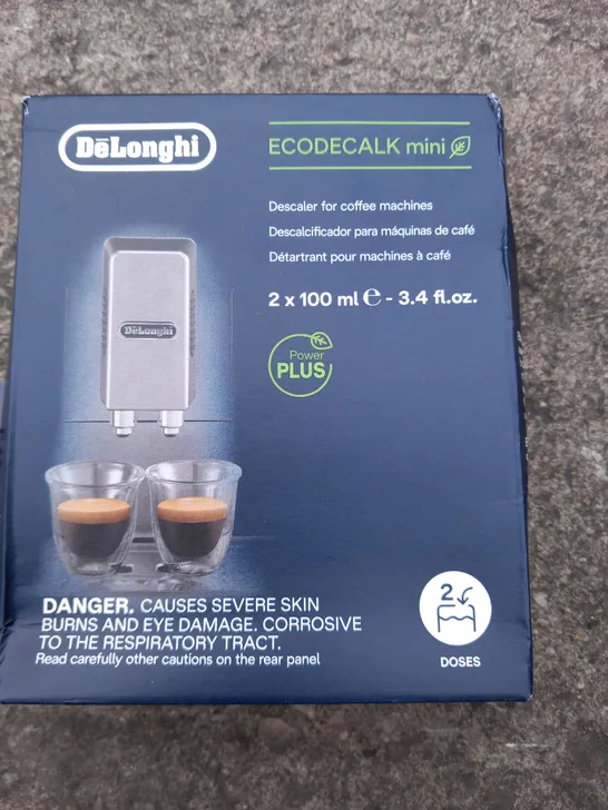 LARGE PALLETOF DELONGHI ECODECALK MINI DESCALER FOR COFFEE MACHINES 2 DOSES PER PACK