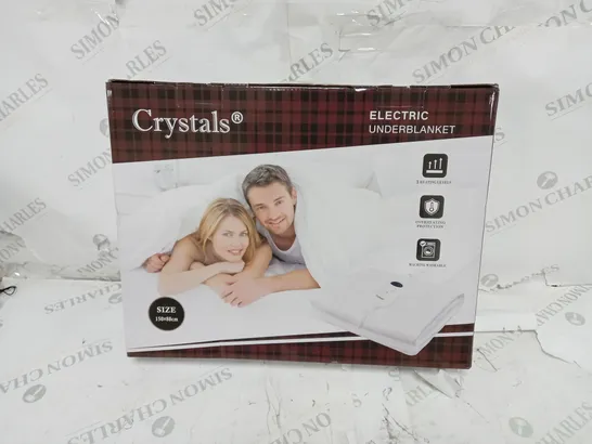 CRYSTALS ELECTRIC UNDERBLANKET 150CM X 80CM 