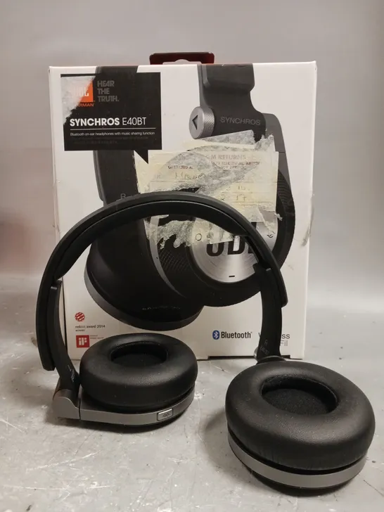 BOXED JBL SYNCHROS E40BT WIRELESS HEADPHONES 