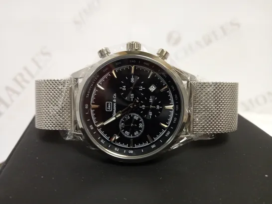 ZIHLMANN & CO CHRONOGRAPH STYLE MESH STRAP WATCH RRP £520