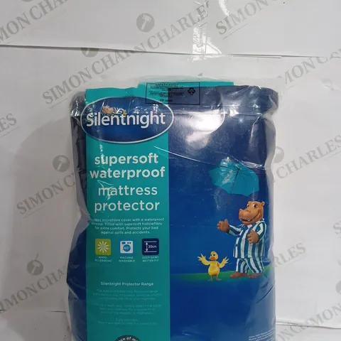 SILENTNIGHT SUPERSOFT WATERPROOF MATTRESS PROTECTOR