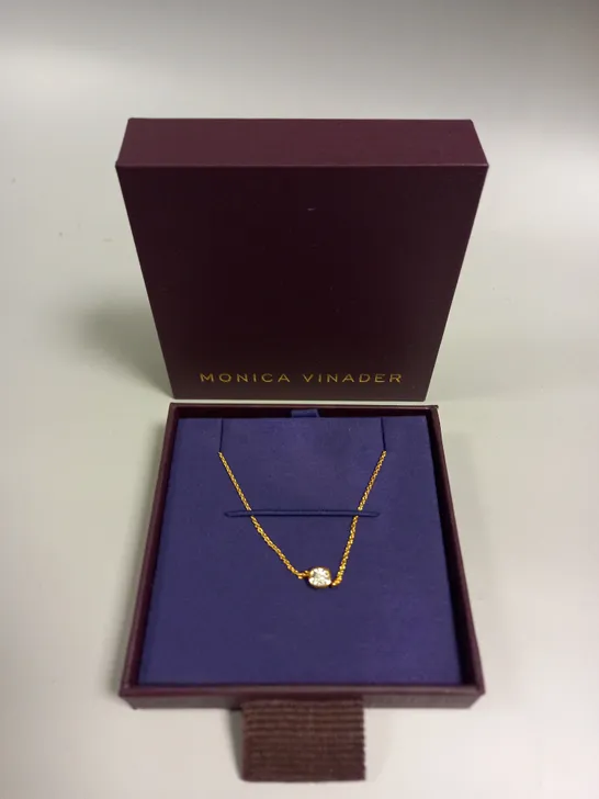 BOXED MONICA VINADER DIAMOND ESSENTIAL BRACELET