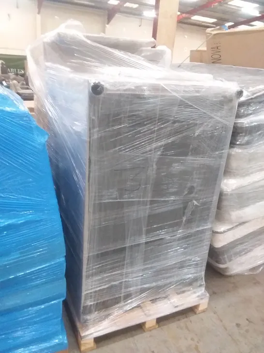 PALLET OF APPROXIMATELY 7 ASSORTED BED BASES AND HEAD BOARDS