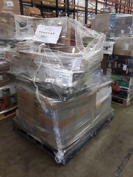 PALLET OF APPROXIMATELY 43 UNPROCESSED RAW RETURN HOUSEHOLD AND ELECTRICAL GOODS TO INCLUDE;