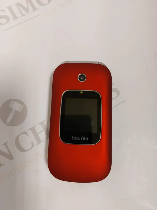 BOXED BEAFON SL660 RED/SILVER FLIP MOBILE PHONE 