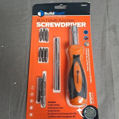 BUILDCRAFT 18 IN 1 MULTI-FUNCTION SCREWDRIVER 