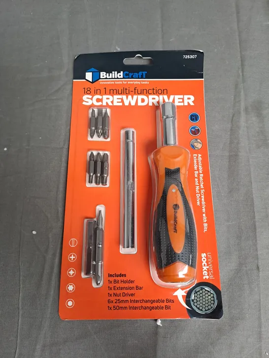 BUILDCRAFT 18 IN 1 MULTI-FUNCTION SCREWDRIVER 