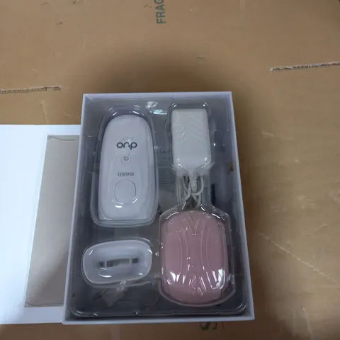 BOXED HOMEDICS DUO LUX PERMANENT HAIR REMOVAL SPECIAL SPA EDITION