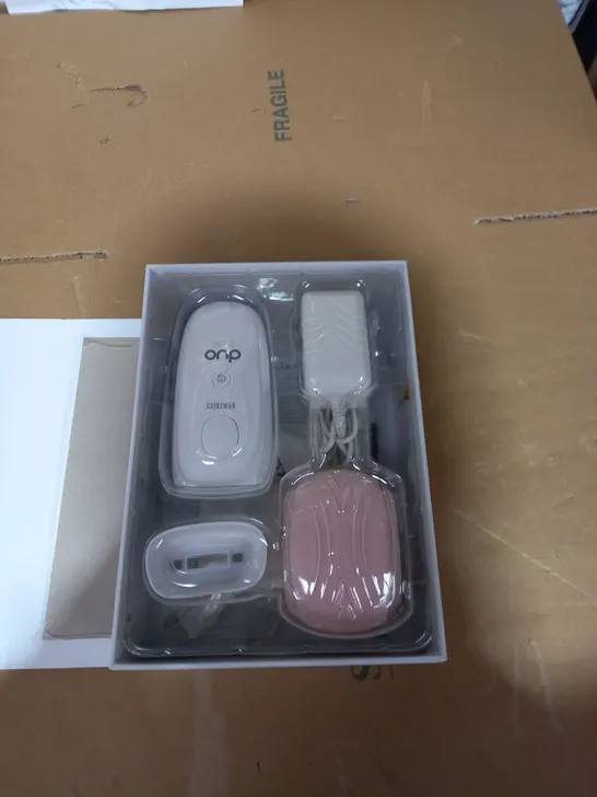 BOXED HOMEDICS DUO LUX PERMANENT HAIR REMOVAL SPECIAL SPA EDITION