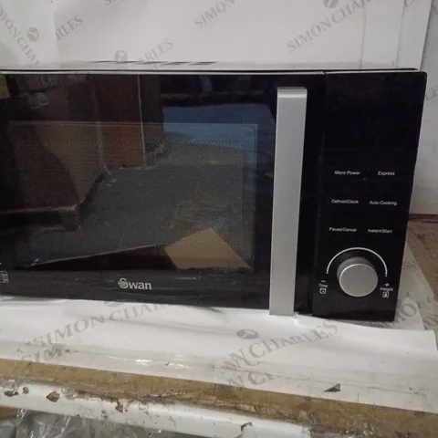 SWAN 23L MICROWAVE IN BLACK