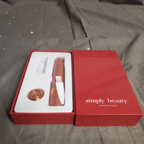 BOXED SIMPLY BEAUTY SINGLE HAIR EPILATOR IN ROSE GOLD