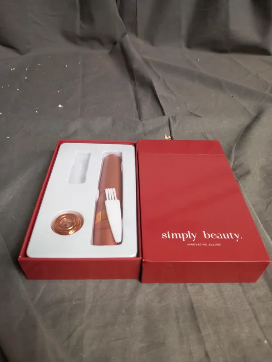 BOXED SIMPLY BEAUTY SINGLE HAIR EPILATOR IN ROSE GOLD