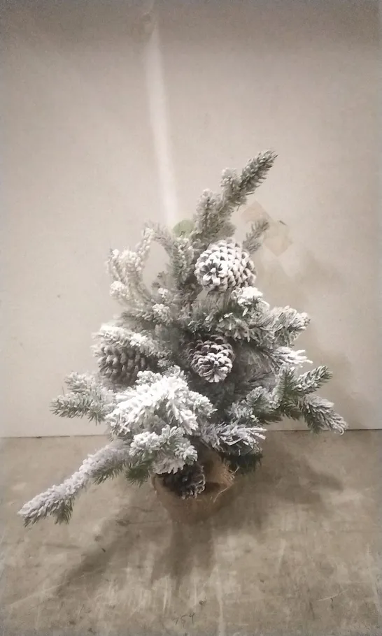 BOXED DORCHESTER  SNOWY 2FT ARTIFICIAL PINE TREE 