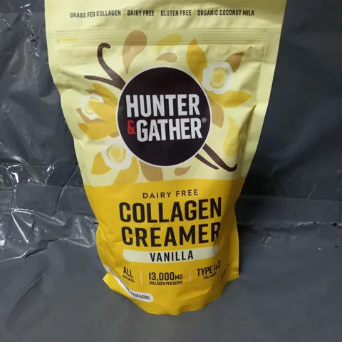 SEALED HUNTER&GATHER DAIRY FREE COLLAGEN CREAMER IN VANILLA 300G