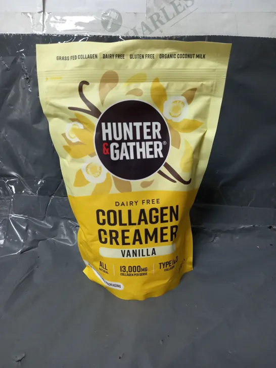 SEALED HUNTER&GATHER DAIRY FREE COLLAGEN CREAMER IN VANILLA 300G