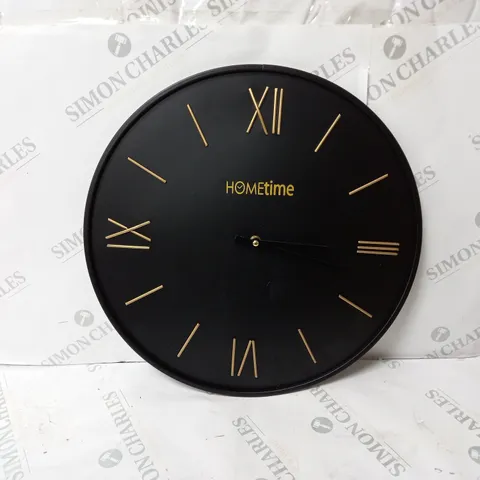 BOXED HOMETIME ROPE ROMAN NUMERALS WALL CLOCK 