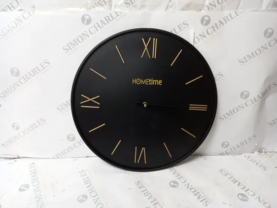 BOXED HOMETIME ROPE ROMAN NUMERALS WALL CLOCK 