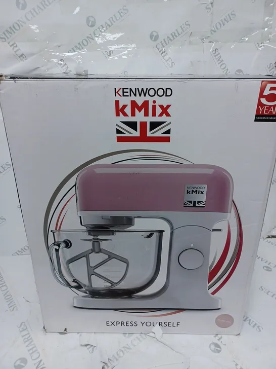 BOXED KENWOOD KITCHEN MACHINE KMX754PP - PINK - MISSING BOWL RRP £479