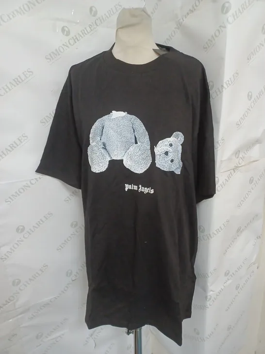 PALM ANGELS PRINTED TEE IN BLACK SIZE XL