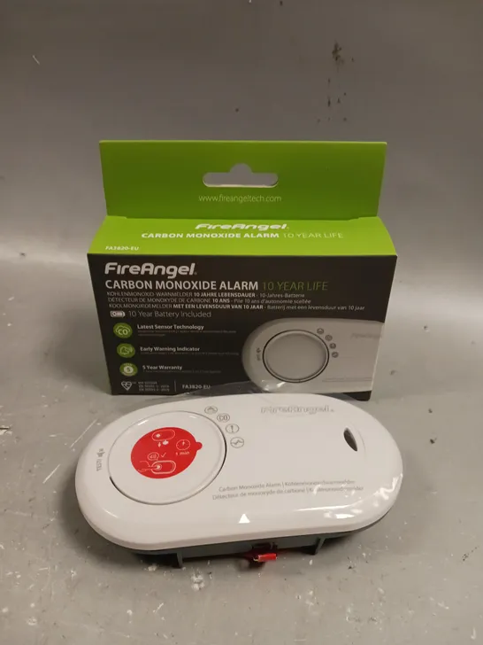 BOXED FIREANGEL FA3820-EU CARBON MONOXIDE ALARM 