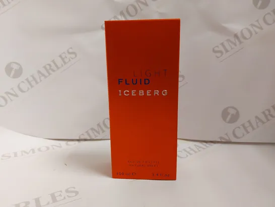 BOX OF APPROX 10 ICEBERG LIGHT FLUID FOR WOMEN EAU DE TOILETTE - 10X100ML	